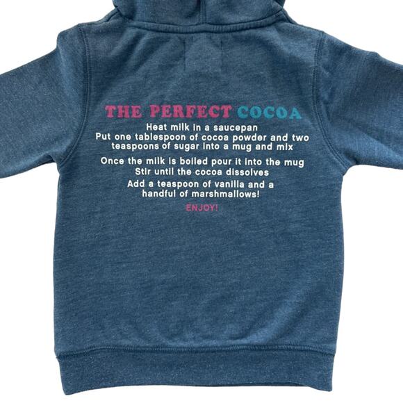 Peek Hot Cocoa Hoodie Sweatshirt Size 2-3 - Picture 4 of 5